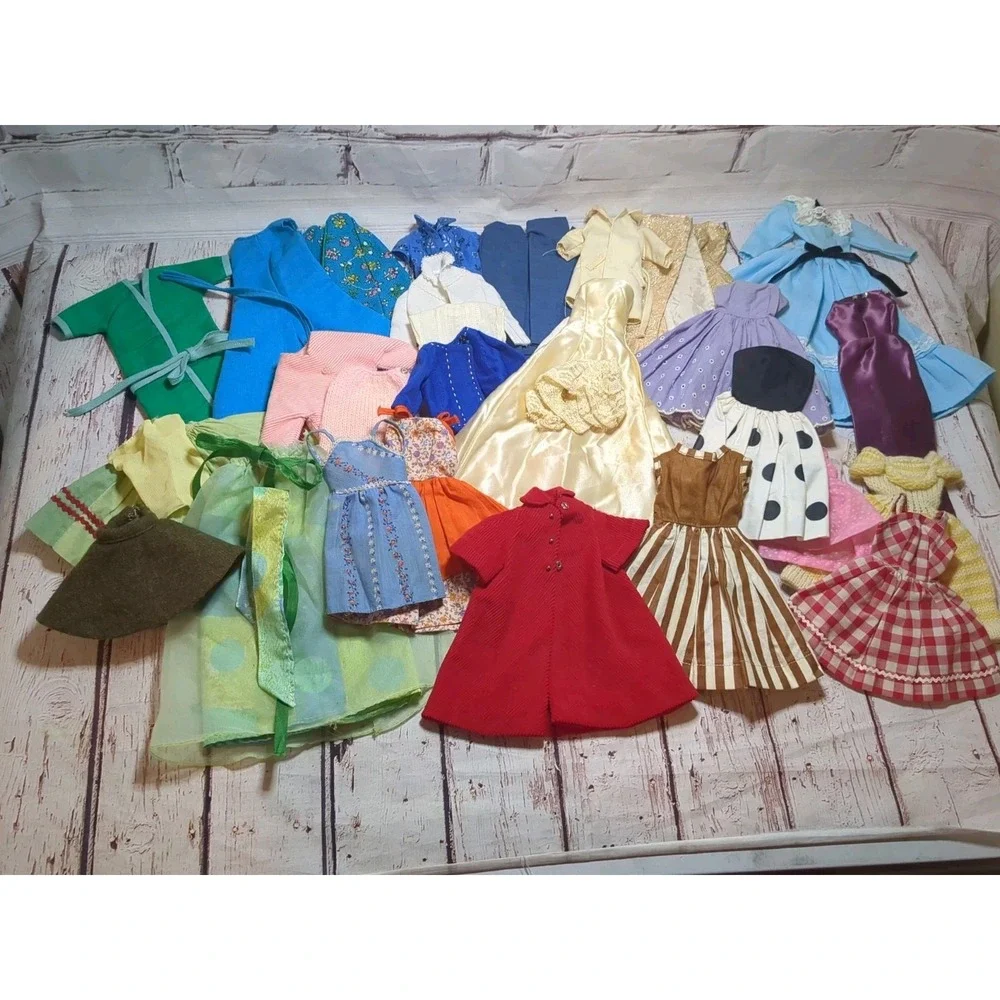 Vintage Handmade Barbie Clothes LOT